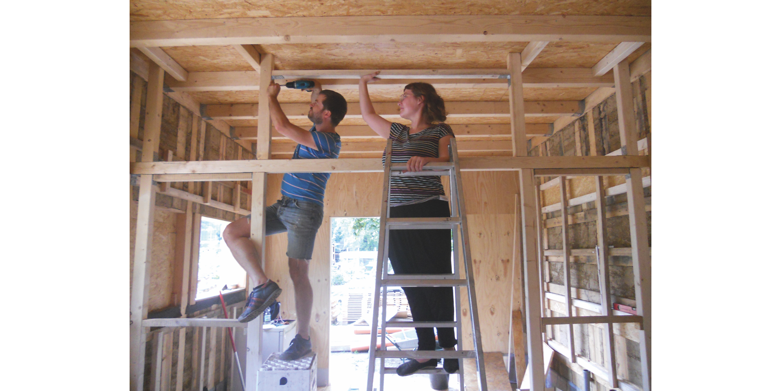 Innenausbau durch die späteren Nutzer