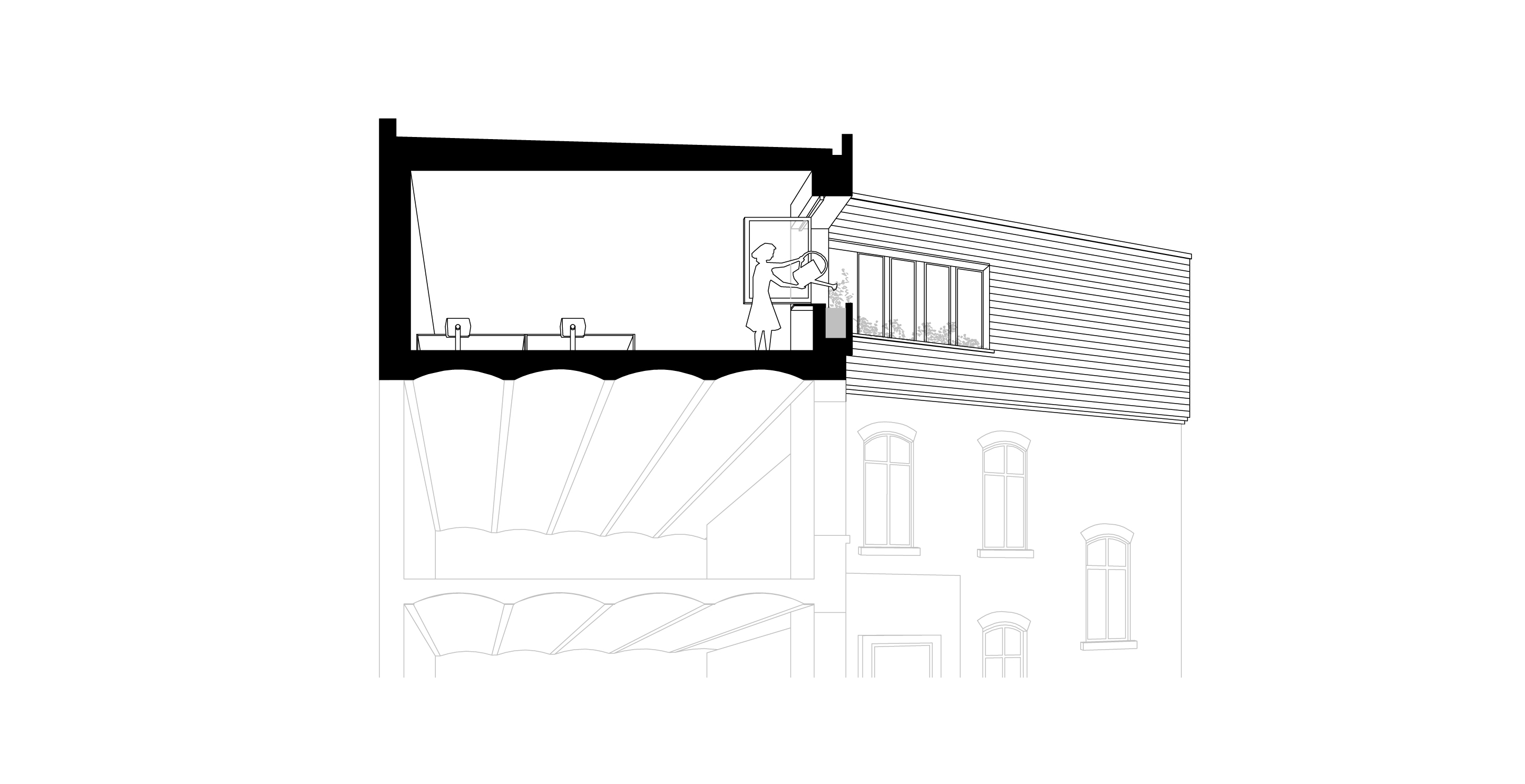 Schnitt Dachgeschoss